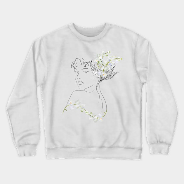 Woman, mom Crewneck Sweatshirt by BeatyinChaos